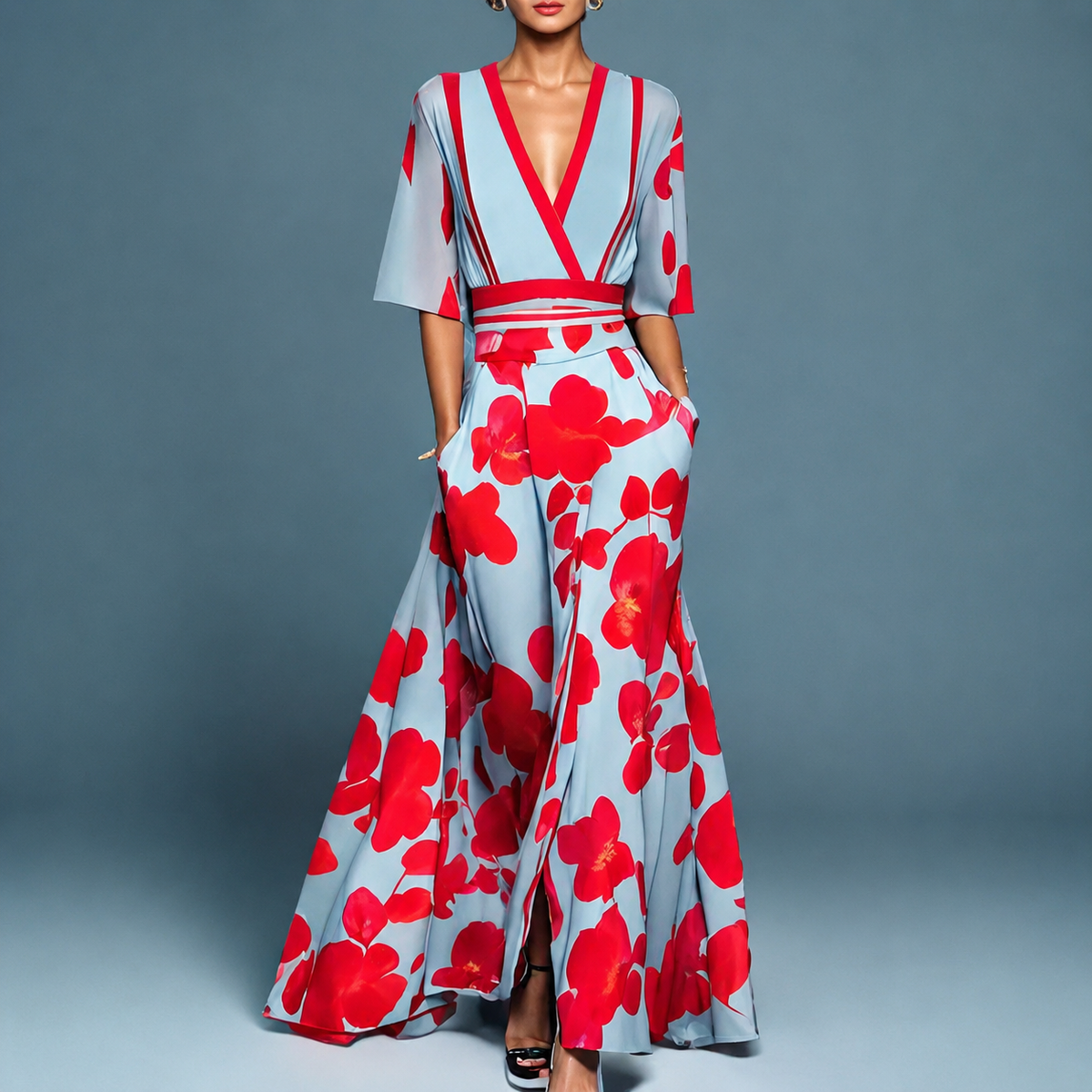 Women’s Dress | Floral Wrap Maxi